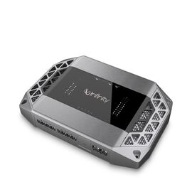 K4 - Silver - High-performance Clari-Fi™ Enhanced 4-channel full-range car audio power amplifier - Hero